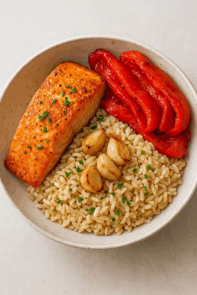 Salmon & Brown Rice Bowl 